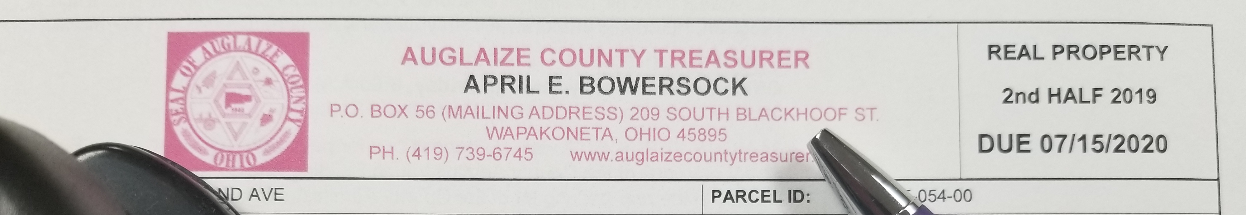 Auglaize County Treasurer